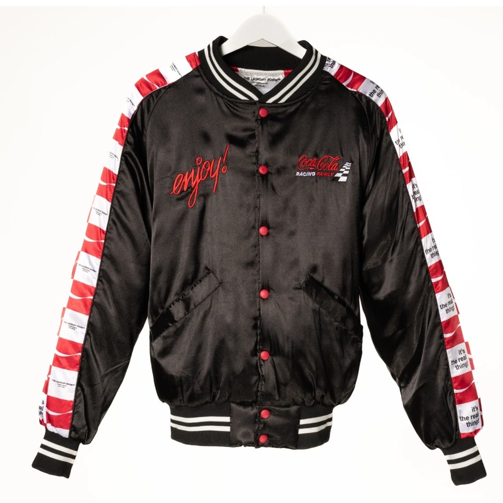 NWT The Laundry Room x Coca Cola Racing Stadium Jacket-Unisex L